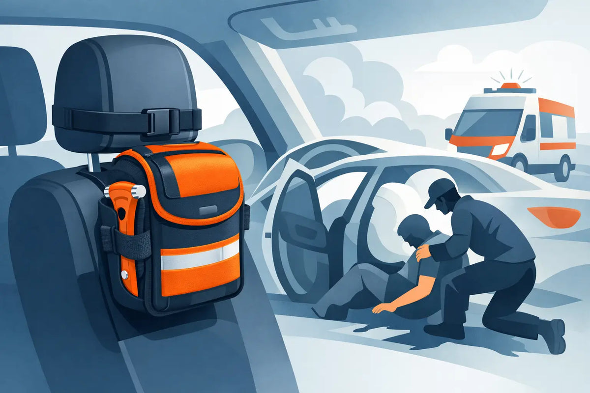 SafetyBag Auto Halterung für den Ernstfall