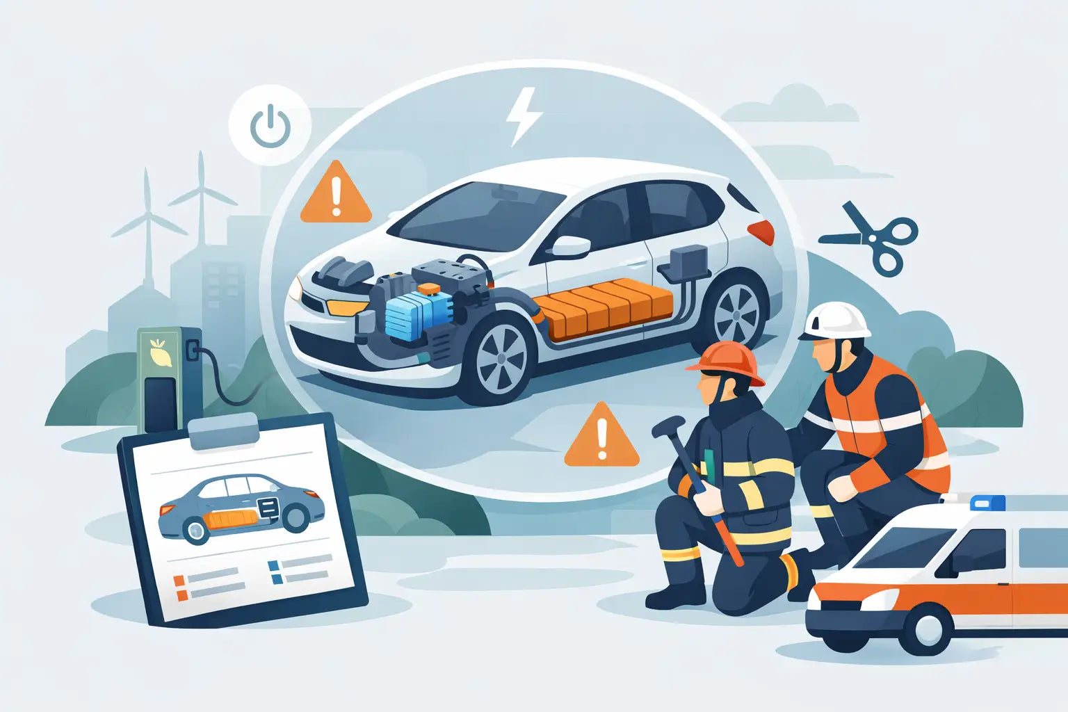 Rettungskarte für Hybridfahrzeuge: ist das nötig?
