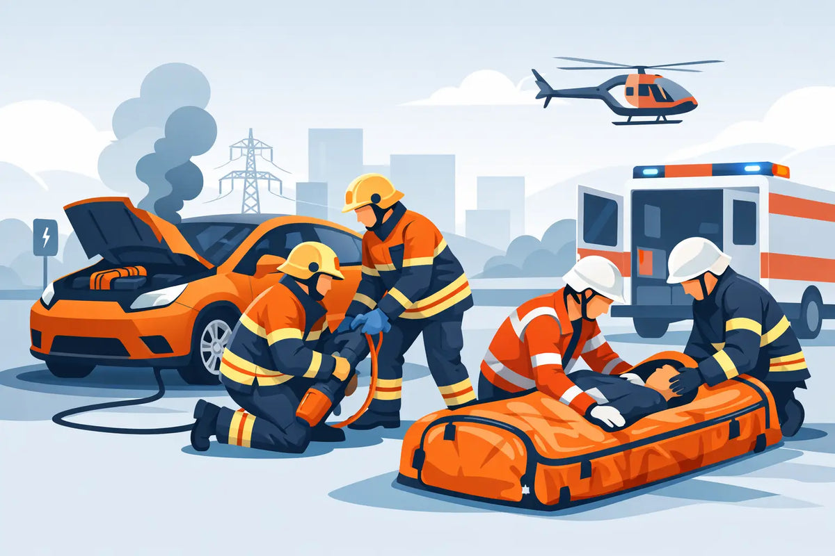 Ratgeber Unfallrettung bei Elektroautos im Ernstfall