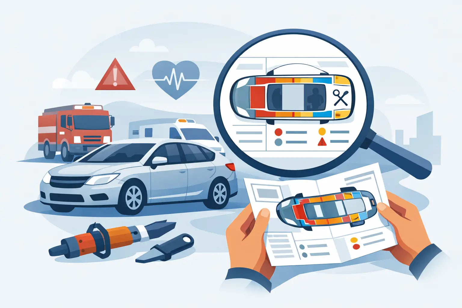 Was ist eine Rettungskarte im Auto?