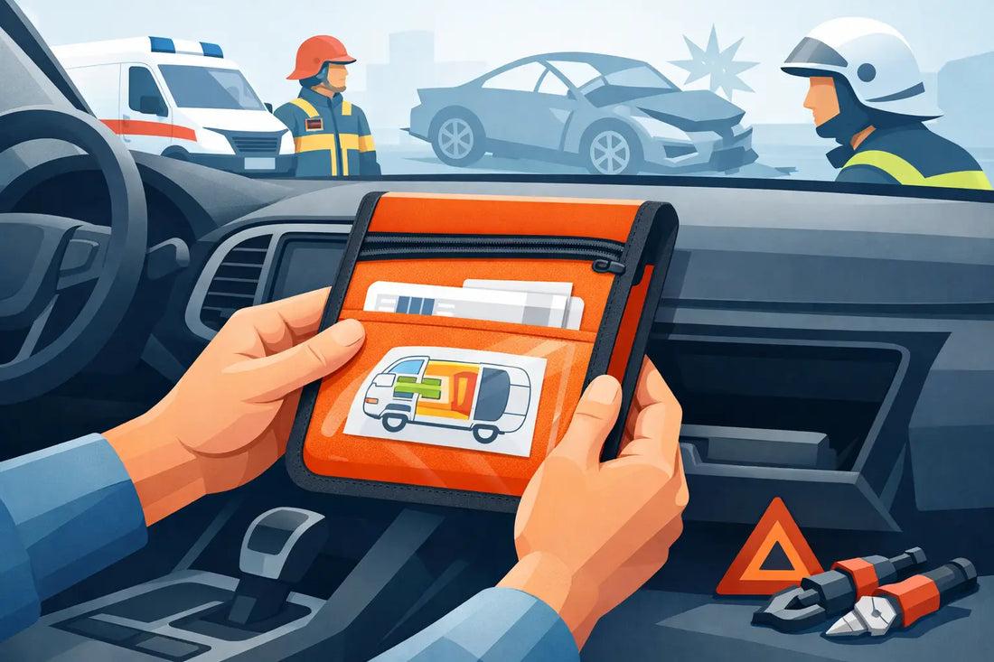 Rettungskarte im Auto aufbewahren - so geht’s