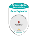 KFZ-PKW-Auto-Car-Rettungskarten-Rescue-Card-Rettungsdatenblatt-Halterung-Tasche-Huelle-Rueckseite-F-Front-gas - Rettungskarten Service