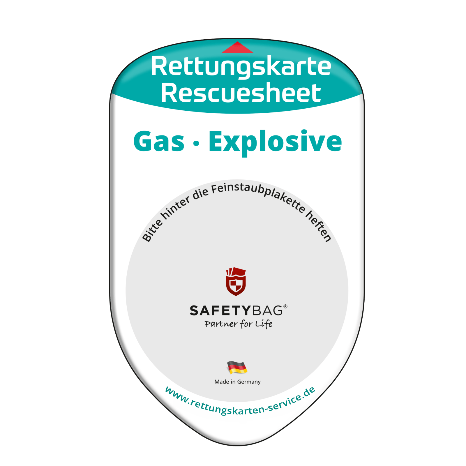 ANGEBOT: Rettungskarten-Halterung - Bundle SafetyBag® F Notfallsystem
