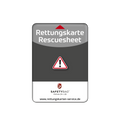 Rettungskarten-Halterung - SafetyBag® S - anthrazit