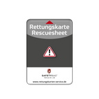 Rettungskarten-Halterung - SafetyBag® S - anthrazit