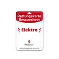 KFZ-PKW-Auto-Car-Rettungskarten-Rescue-Card-Rettungsdatenblatt-Halterung-Tasche-Huelle-Rueckseite-S-Front-elektro - Rettungskarten Service