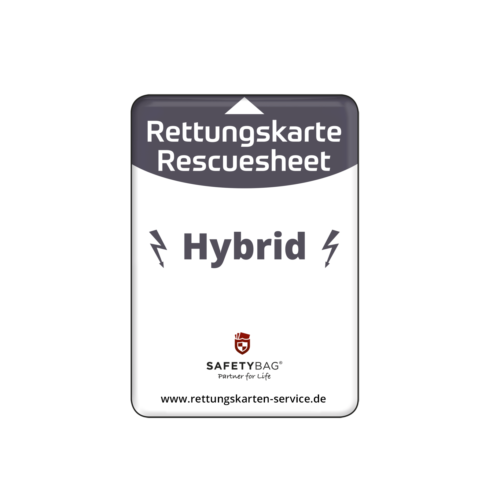 Rettungskarten-Halterung - SafetyBag® S - Hybrid
