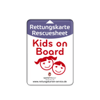 KFZ-PKW-Auto-Car-Rettungskarten-Rescue-Card-Rettungsdatenblatt-Halterung-Tasche-Huelle-Rueckseite-S-Front-kids - Rettungskarten Service