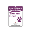 KFZ-PKW-Auto-Car-Rettungskarten-Rescue-Card-Rettungsdatenblatt-Halterung-Tasche-Huelle-Rueckseite-S-Front-tier - Rettungskarten Service