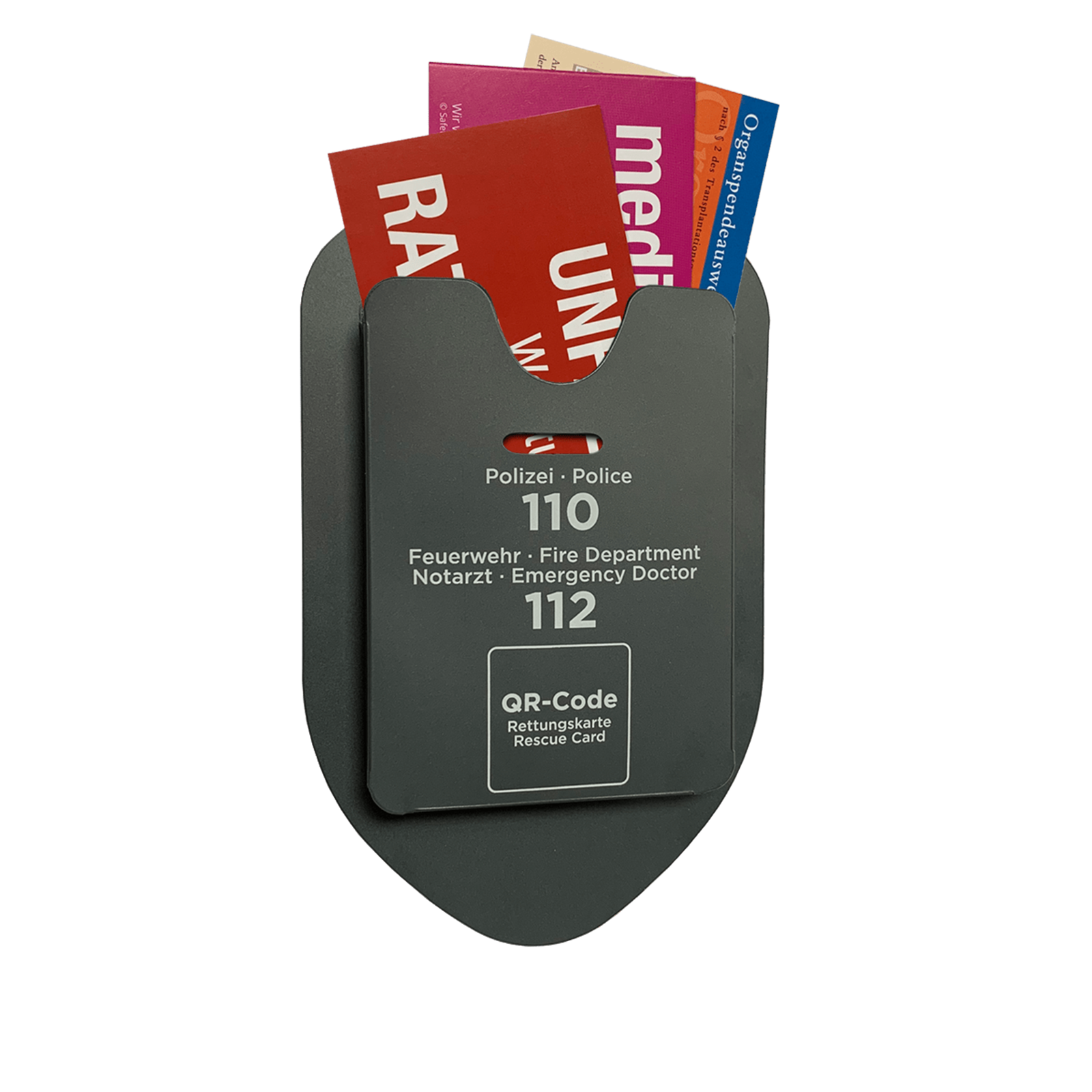 ANGEBOT: Rettungskarten-Halterung - Bundle SafetyBag® F Notfallsystem