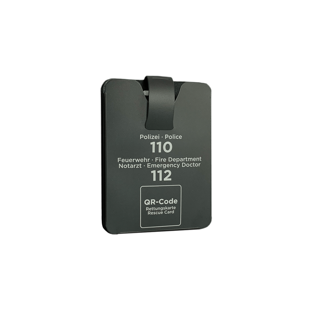 Rettungskarten-Halterung - SafetyBag® S - anthrazit