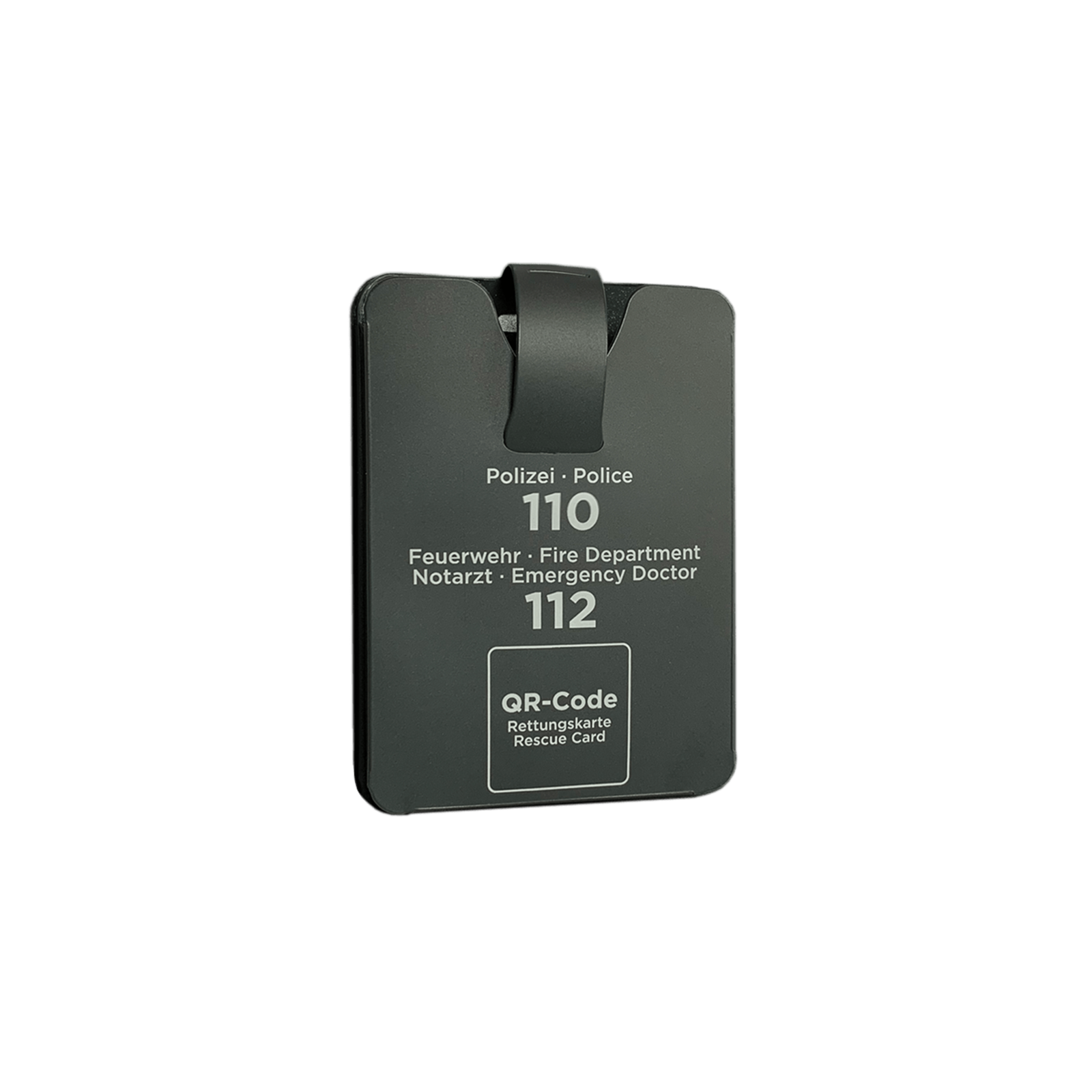 Rettungskarten-Halterung - SafetyBag® S - anthrazit