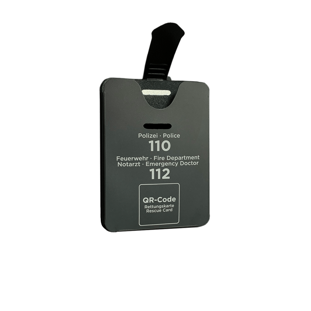 Rettungskarten-Halterung - SafetyBag® S - anthrazit