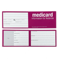 Medicard-KFZ-PKW-Auto-Car-Rettungskarten-Rescue-Card-Rettungsdatenblatt-Halterung-Tasche-Huelle - Rettungskarten Service