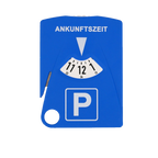 SafetyParker – Multifunktions-Parkscheibe mit Gurtschneider